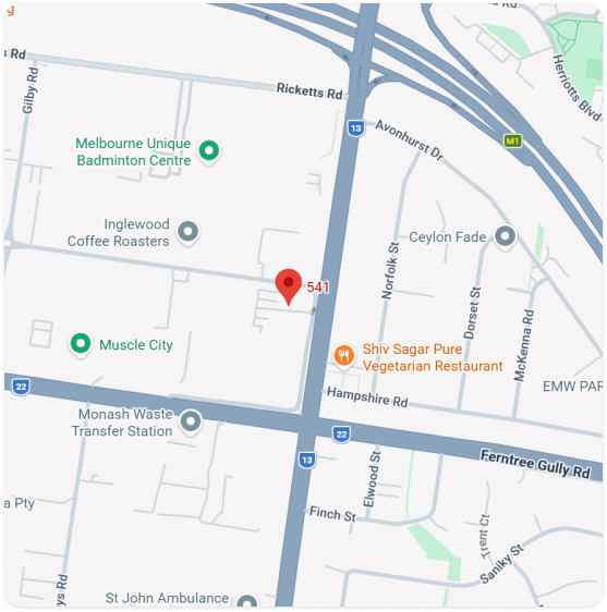 Mount Waverly Map